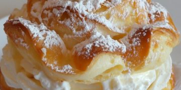 Windbeutel aus Brandteig mit Sahne