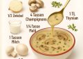 Cremige Champignon Suppe