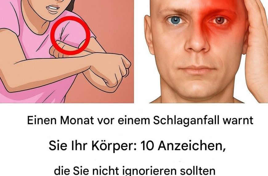 Einen Monat vor einem Schlaganfall warnt Sie Ihr Körper: 10 Anzeichen, die Sie nicht ignorieren sollten