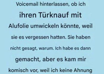 Der unerwartete Grund, warum ich den Türgriff meines Nachbarn in Alufolie eingewickelt habe