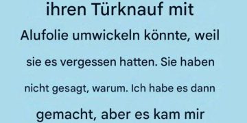 Der unerwartete Grund, warum ich den Türgriff meines Nachbarn in Alufolie eingewickelt habe