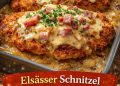 Megasaftig und lecker, Elsässer Schnitzel ein cremiger Traum