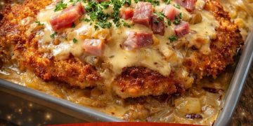 Megasaftig und lecker, Elsässer Schnitzel ein cremiger Traum