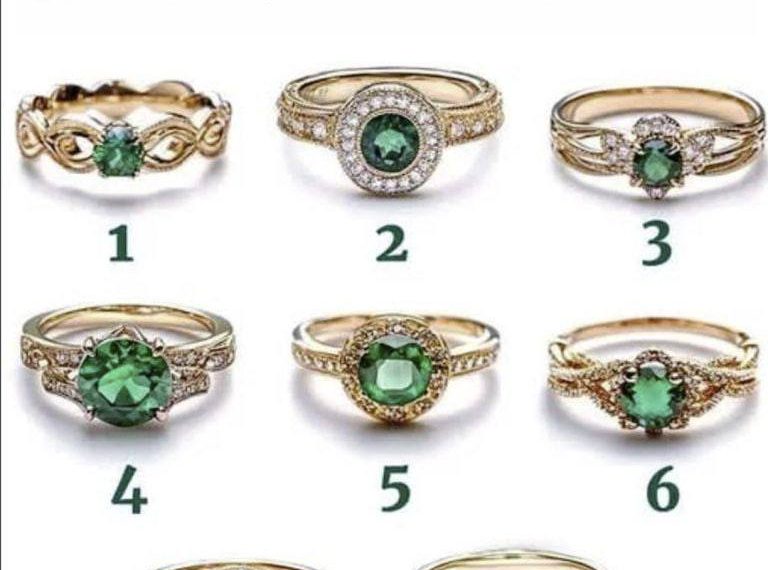 Der Ring, den Sie wählen, zeigt Ihre wahre Charakterehrung