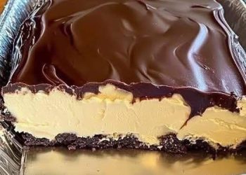 Schokoladen Eclair Kuchen ohne Backen