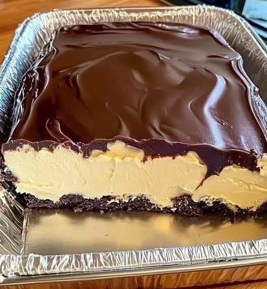 Schokoladen Eclair Kuchen ohne Backen