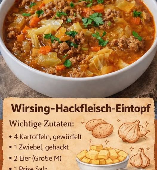 Wirsing-Hackfleisch-Eintopf