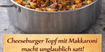  Cheeseburger-Pfanne mit Makkaroni