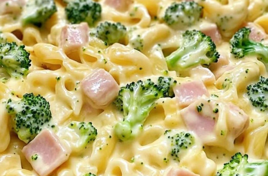 Cremige Brokkoli Schinken Pasta Ein cremiges Pasta-Genuss!