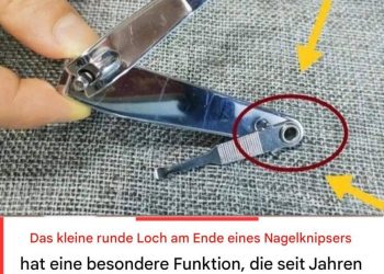 Das „kleine runde Loch“ am Nagelknipser hat besondere und wirkungsvolle Einsatzmöglichkeiten!
