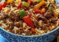 Reis-Hackfleisch-Pfanne mit Paprika – Schnell, lecker & einfach!