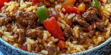 Reis-Hackfleisch-Pfanne mit Paprika – Schnell, lecker & einfach!