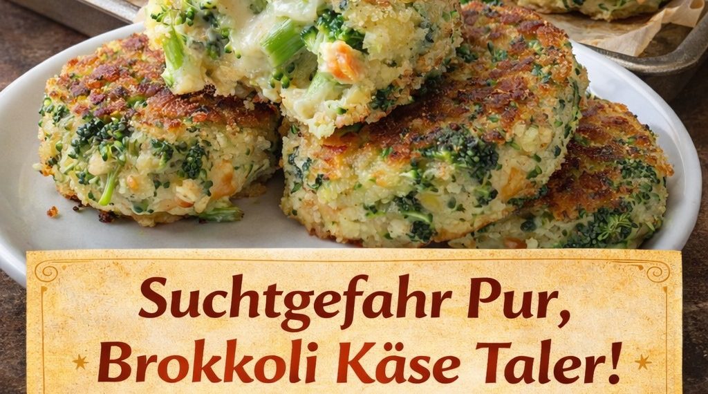 Das konnte ich jeden tag essen, Brokkoli Käsetaler in 10 Minuten