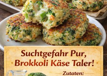 Das konnte ich jeden tag essen, Brokkoli Käsetaler in 10 Minuten