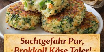 Das konnte ich jeden tag essen, Brokkoli Käsetaler in 10 Minuten