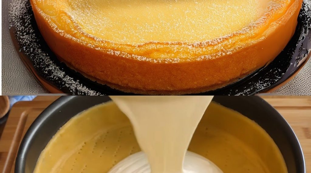 Käsekuchen ohne Boden