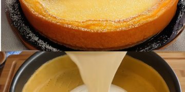 Käsekuchen ohne Boden