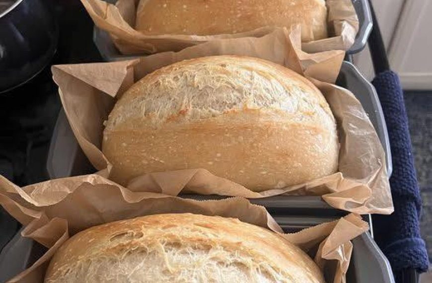 Das beste Rezept für Brot ohne Kneten: Weich, Locker ve Unglaublich Einfach
