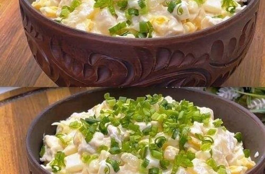 Ein altmodischer Salat, der nie aus der Mode kommt! Rezept aus den 90ern in den