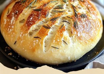 Mein faules Brotrezept, dieses Knoblauchbrot ohne Kneten backe ich immer wieder