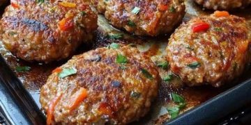 Besser als Frikaddeln das backe ich sicher 2x pro Woche nur 850g Hackfleisch