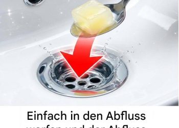 Dies befreit den Abfluss besser als eine Maschine. Der Gestank verschwindet sofort