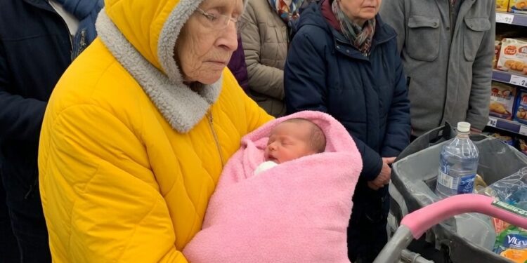 Ein Engel an der Kasse