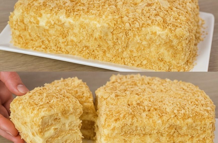 Napoleon Torte in 15 Minuten! Zergeht auf der Zunge