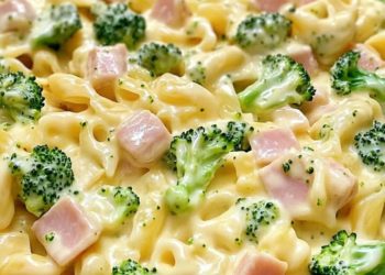 Cremige Brokkoli Schinken Pasta Ein cremiges Pasta-Genuss!