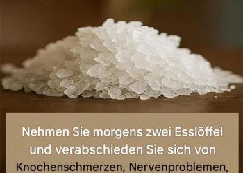 Zwei Esslöffel am Morgen und verabschieden Sie sich von Knochenschmerzen