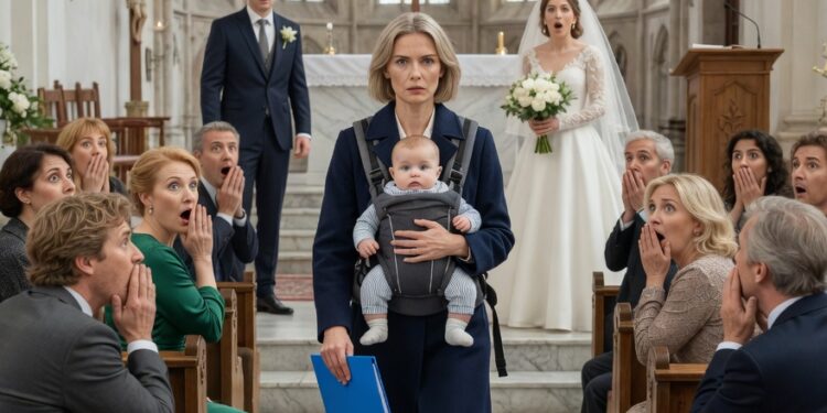 Hinter der weißen Hochzeit