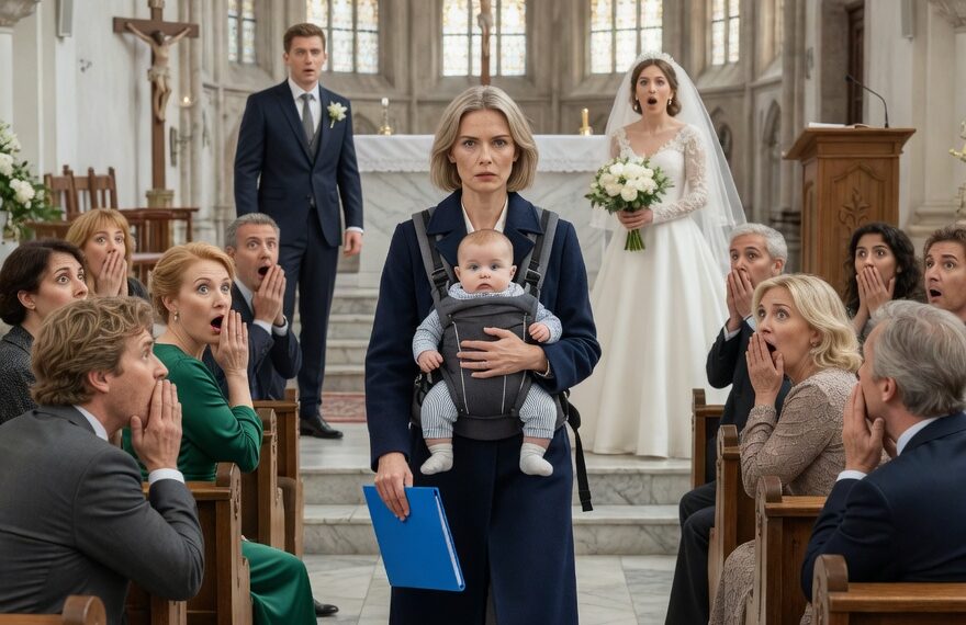 Hinter der weißen Hochzeit