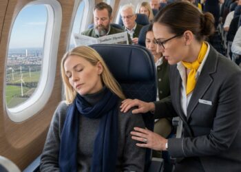 SIE SCHLIEF IN 8A — ALS DER KAPITÄN FRAGTE, OB KAMPFPILOTEN AN BORD SEIEN