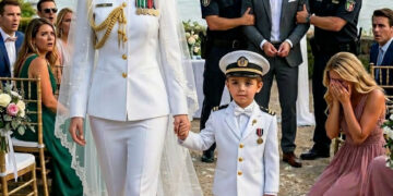 Die Uniform der Braut