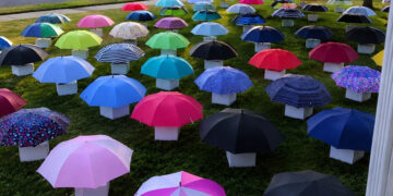 Der Regenschirm der Linie 47