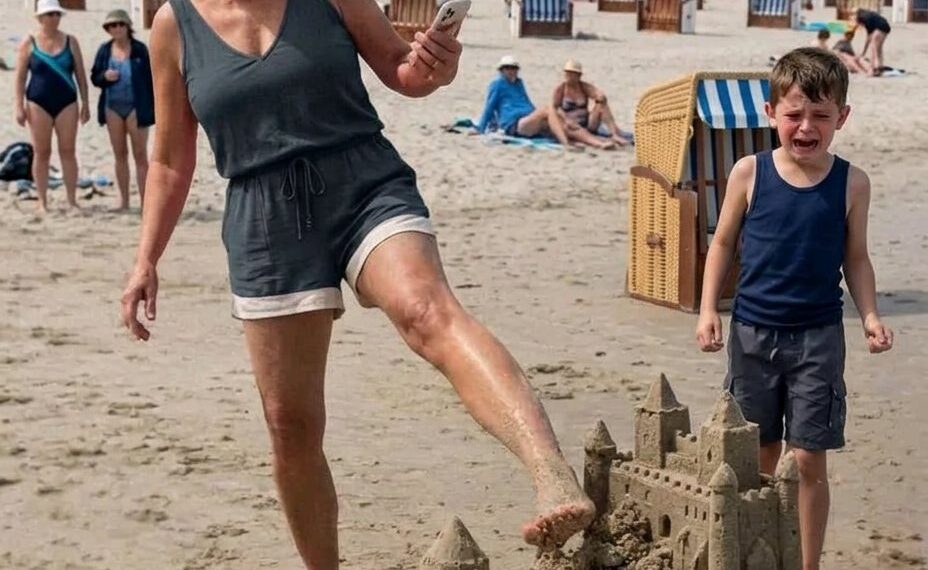 Der Kompass im Sand