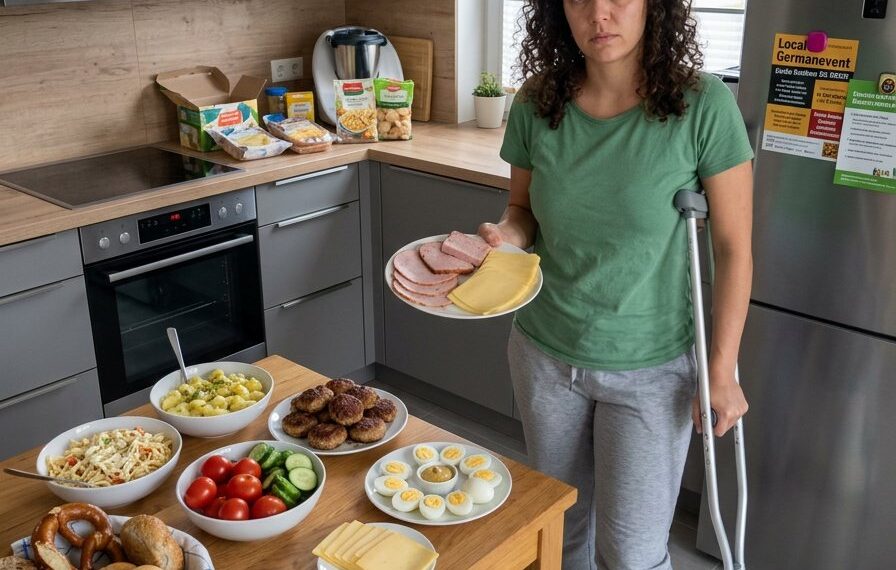 Mein gebrochenes Bein, sein 40. Geburtstag und das Urteil meiner Schwiegermutter
