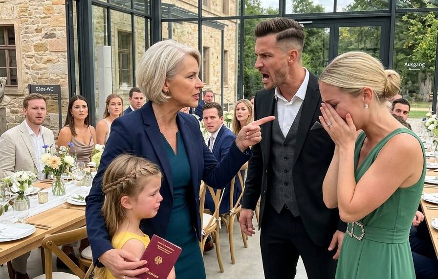 Schatten der Vergangenheit: Was passierte, als ein kleines Mädchen auf einer Hochzeit das Gesicht von ihrem Babyfoto wiedersah