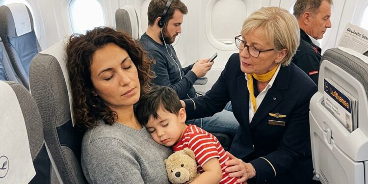 Der unvergessliche Nachtflug von Sitz 8A: Wie eine ehemalige Kampfpilotinnen-Mutter über dem Atlantik das Schicksal von dreihundert Passagieren veränderte