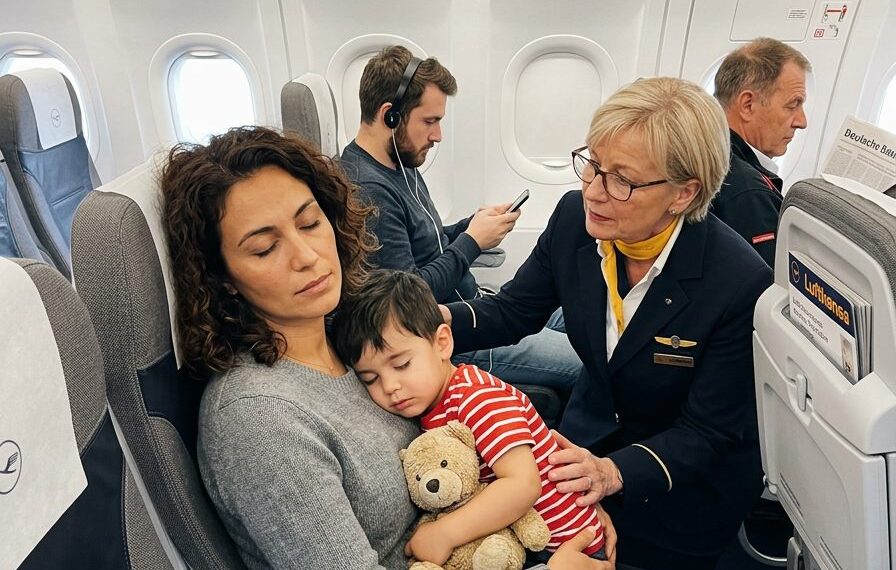 Der unvergessliche Nachtflug von Sitz 8A: Wie eine ehemalige Kampfpilotinnen-Mutter über dem Atlantik das Schicksal von dreihundert Passagieren veränderte