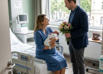 MEIN MANN BESUCHTE JEDEN TAG HEIMLICH DIE GEBURTSSTATION – ICH DACHTE, ER HÄTTE EINE AFFÄRE. DOCH ALS ICH DAS ZIMMER BETRAT UND SAH, WER DAS BABY IM ARM HIELT, BLIEB MIR DER ATEM WEG…
