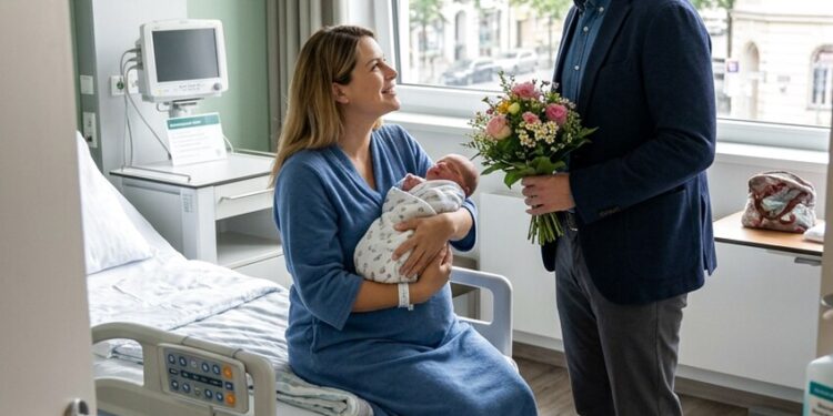 MEIN MANN BESUCHTE JEDEN TAG HEIMLICH DIE GEBURTSSTATION – ICH DACHTE, ER HÄTTE EINE AFFÄRE. DOCH ALS ICH DAS ZIMMER BETRAT UND SAH, WER DAS BABY IM ARM HIELT, BLIEB MIR DER ATEM WEG…