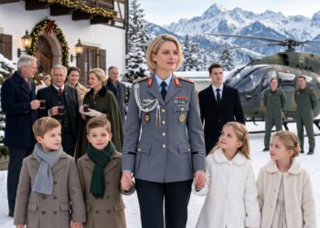 ER ERWARTETE MICH ALLEIN – DOCH ICH KAM MIT UNSEREN VIER KINDERN IM MILITÄRHUBSCHRAUBER