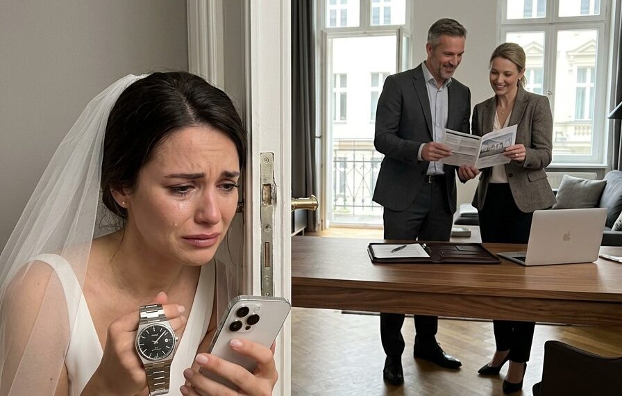 Drei Stunden vor dem Ja-Wort
