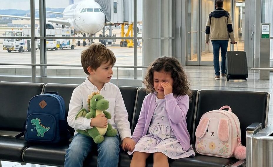 Ich sah, wie eine Frau fünfjährige Zwillinge am Flughafen zurückließ – doch sie ahnte nicht, dass ein Oberst der Bundeswehr alles beobachtete und damit ein unglaubliches Familiengeheimnis aufdeckte.