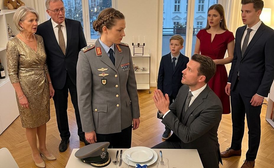 Mein Mann verbot mir, zum Geburtstag unseres Sohnes zu kommen, weil seine reiche Familie sich für mich schämte – doch als sie mich in Uniform sahen, verstummten alle.Bu yanıtı tercih ediyorum