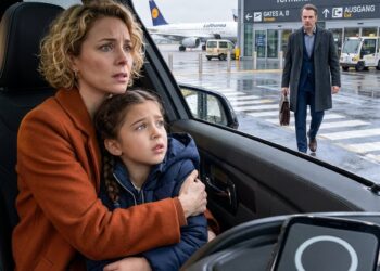 Meine achtjährige Tochter flüsterte am Flughafen: „Mama, fahr nicht nach Hause!“ – Was ich dann über meinen Mann herausfand, ließ mir das Blut in den Adern gefrieren.