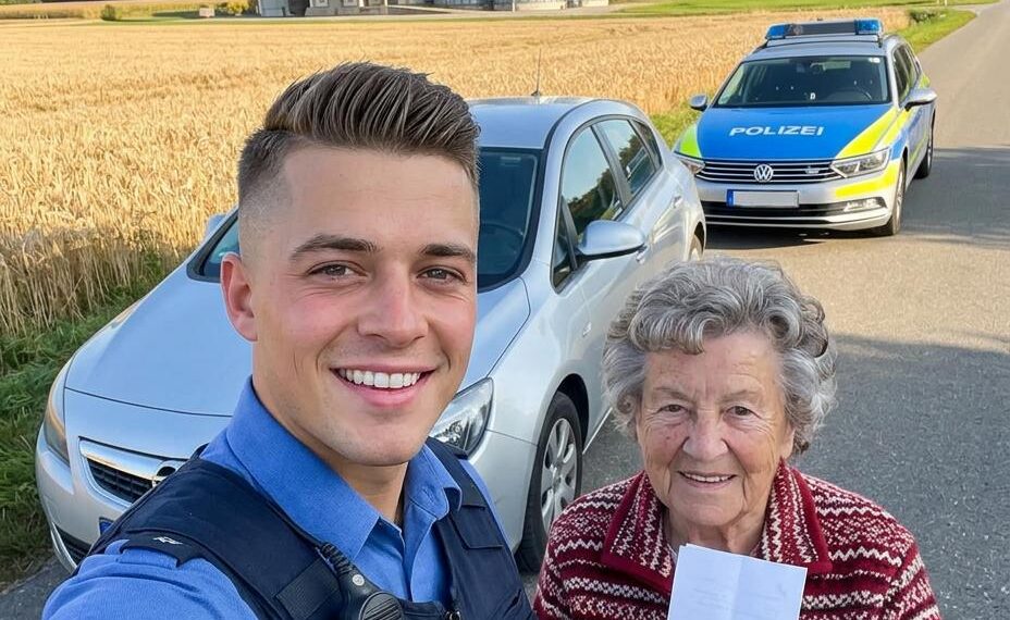 Ein junger Polizist ließ meine 71-jährige Mutter 40 Minuten in der sengenden Hitze stehen – doch als er ihren Namen über Funk durchsagte, verstummte plötzlich die gesamte Leitstelle.