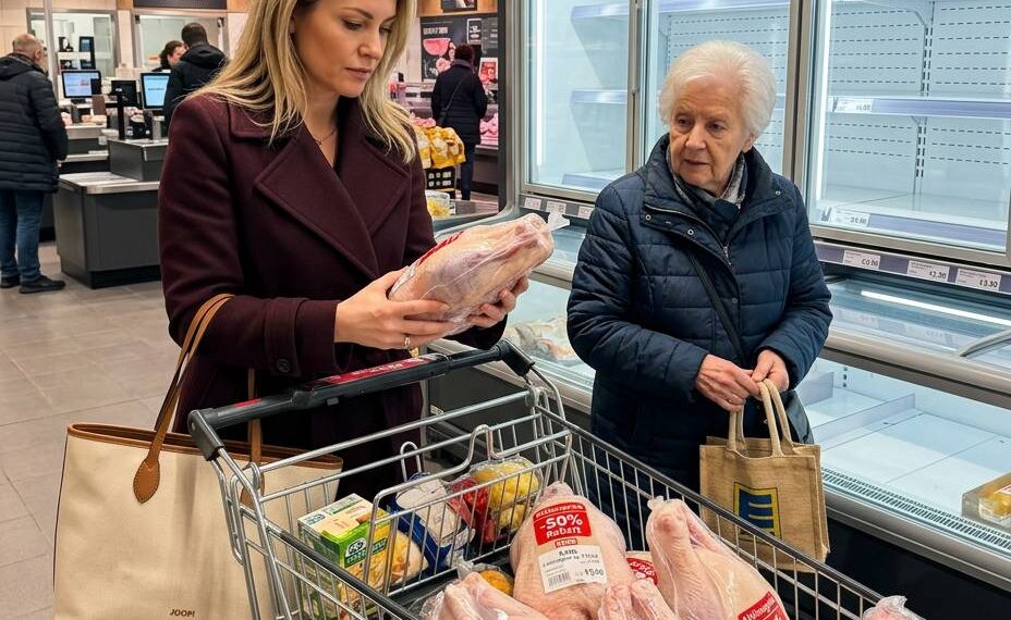 Eine reiche Frau demütigte eine arme Großmutter wegen einer 10-Euro-Pute – doch dann tauchte ihr Schwiegervater auf und änderte alles!